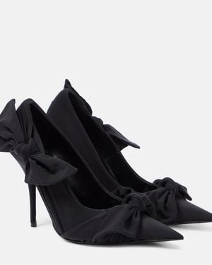 Balenciaga Knife Knot Bow-Detail Court Shoes - Black