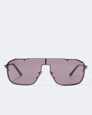 Tom Ford Rock-02 Shield Sunglasses - Purple