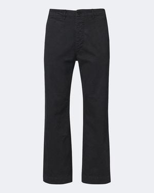 AURALEE Cotton Chinos - Black