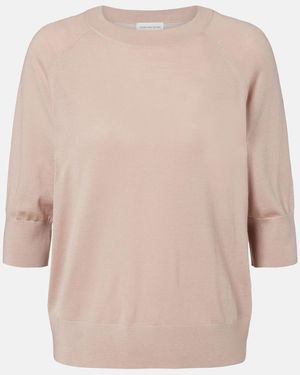 Dries Van Noten Pullover Aus Wolle - Natur