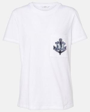 Max Mara Acacia Cotton T-Shirt - White