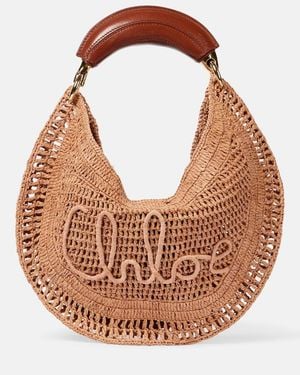 Chloé Schultertasche Summer Banana - Braun