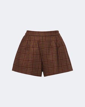 Blazé Milano Shorts Tinker Aus Schurwolle - Braun