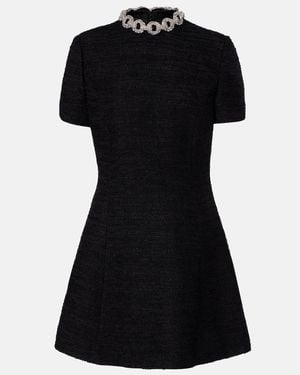 Valentino Embellished Minidress - Black