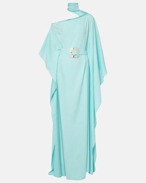 ‎Taller Marmo Taylor Crepe Cady Kaftan - Blue