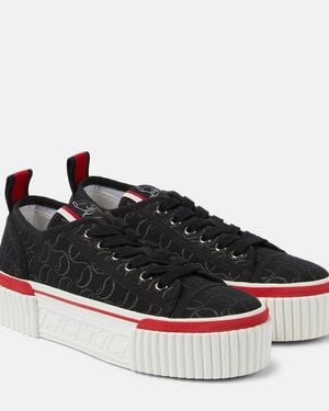Christian Louboutin Super Pedro 40Mm Trainers - Black