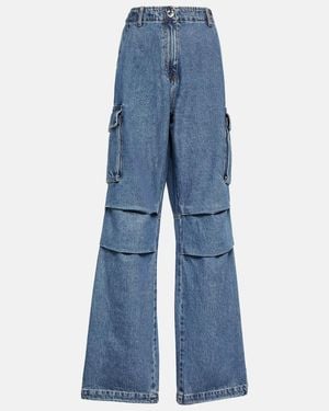 Coperni Weite Cargohose Aus Denim - Blau