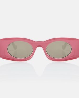 Loewe Paula's Ibiza Rectangular Sunglasses - Pink