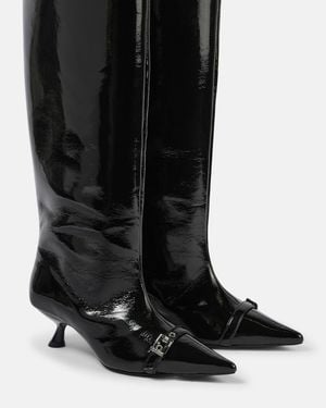 Ganni Synthetic Naplack Boots - Black