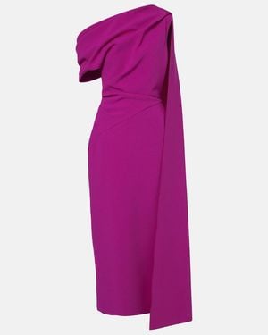 ROKSANDA Maite Draped Crepe Gown - Purple