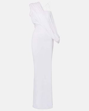 Christopher Esber Aiba Draped Jersey Maxi Dress - White
