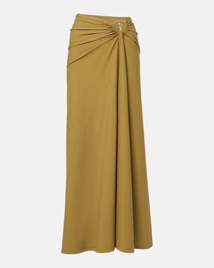 Christopher Esber Ruched Maxi Skirt - Green