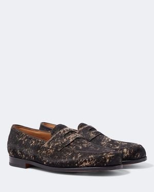 John Lobb Loafers Lopez Aus Kalbshaar - Schwarz