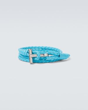 Tom Ford Bracciale T - Blu