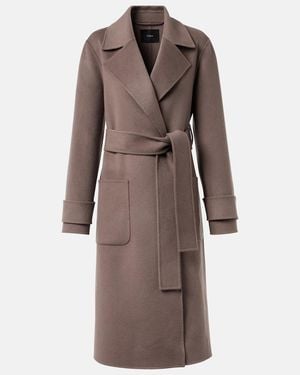 JOSEPH Arline Wool And Cashmere Coat - Brown