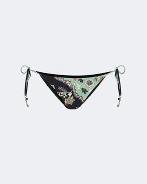 Roberto Cavalli Bedruckte Bikinihose - Weiß