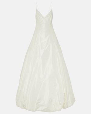 Danielle Frankel Bridal Robe Pippa Aus Seidentaft - Weiß
