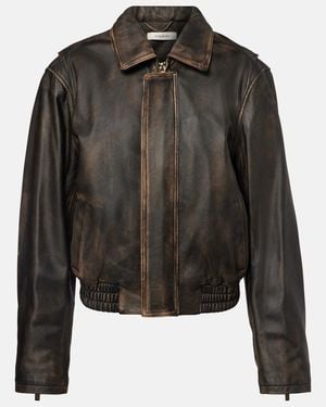 JACQUES WEI Leather Jacket - Black