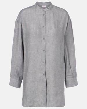 Eres Camisa Exact De Lino - Gris