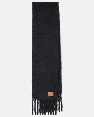 Loewe Schal Anagram Aus Einem Mohairgemisch - Schwarz