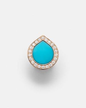 Repossi Antifer 18Kt Rose Single Earring With And Diamonds - Blue