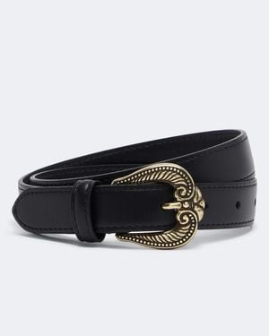 Etro Ceinture En Cuir - Noir