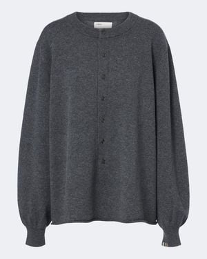 Extreme Cashmere Pull N°280 Bi En Cachemire Melange - Gris