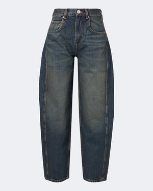 Isabel Marant Barrel-Leg-Jeans Oriane - Blau