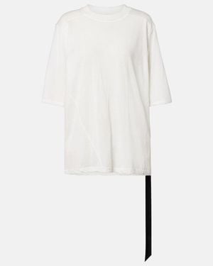 Rick Owens Walrus Oversized Cotton Jersey T-Shirt - White