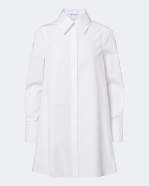 Alaïa Cotton Poplin Minidress - White