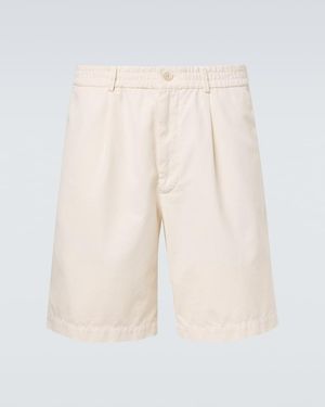 Brunello Cucinelli Cotton Shorts - White