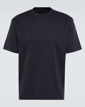 Loro Piana Cotton Jersey T-Shirt - Blue