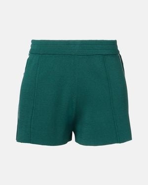 The Upside Les Border Evert Knitted Shorts - Green