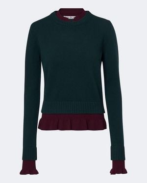 Acne Studios Layered Wool Sweater - Blue