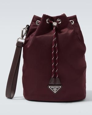 Prada Speedrock Re-Nylon Pouch - Red