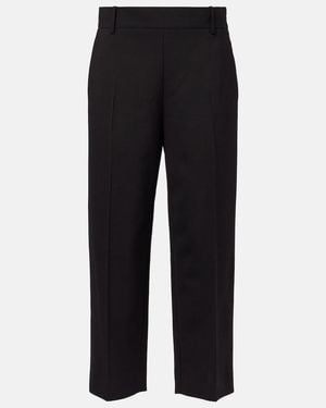 KHAITE Cam Straight Pants - Black
