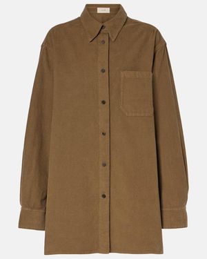 The Row Tan Idro Shirt - Natural