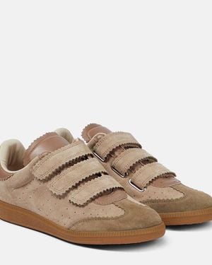 Isabel Marant Taupe Beth Trainers - Brown