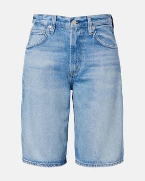Citizens of Humanity Court Denim Bermuda Shorts - Blue