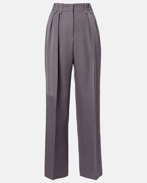 Jil Sander Pantaloni A Gamba Larga - Grigio