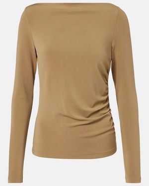 Max Mara Gomma Jersey T-Shirt - Natural