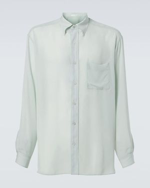 The Row Bresson Cupro Shirt - White