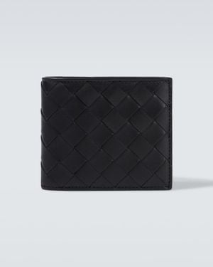 Bottega Veneta Intrecciato Leather Wallet - Black