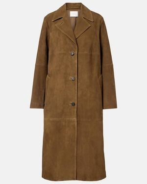 Vince Suede Coat - Natural