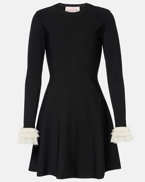 Valentino Knitted Minidress - Black