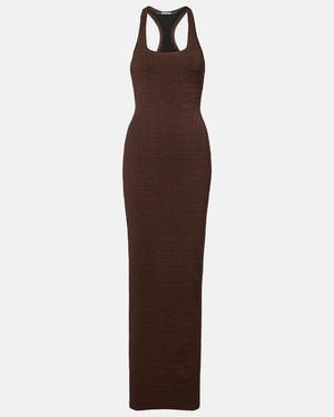 Jacquemus Jersey Maxi Dress - Brown