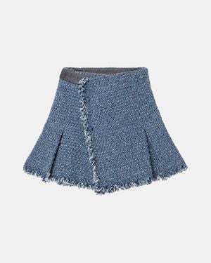 Sacai Punching Denim Shorts - Blue