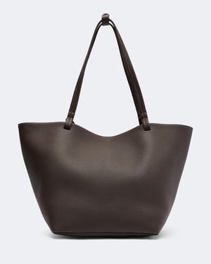 The Row Shopper Park Tote Three De Piel - Marrón