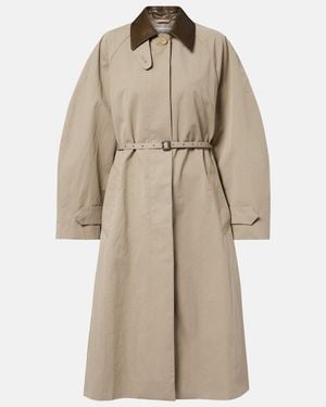Acne Studios Trenchcoat Aus Einem Baumwollgemisch - Natur
