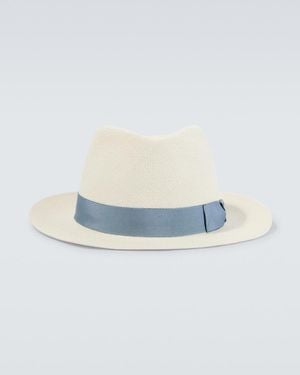 Brioni Cappello Panama - Blu